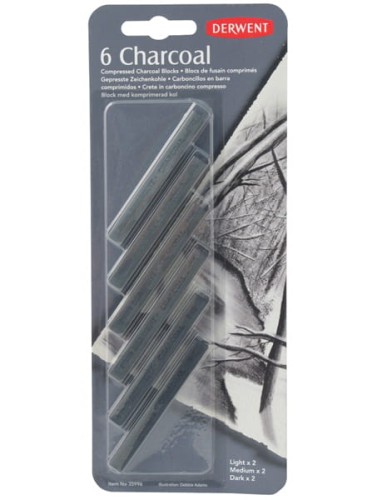 DERWENT BLISTER WĘGIEL SZTYFT 6 SZT. 35996