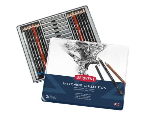 DERWENT KPL. KREDEK SKETCHING COLLECTION 24 34306