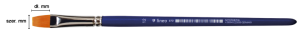 Pędzel Lineo seria 573 NR 18