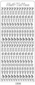 Naklejki NAIL TATOO 1 ZŁOTO 1806