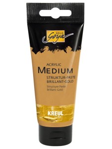 SOLO GOYA STRUCTURE PASTE BRILLIANT GOLD TUBE 100ML 85701