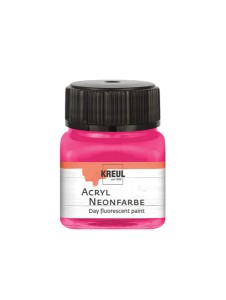 KREUL ACRYL NEON PAINT NEON PINK 20 ML JAR 77263
