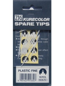 KURECOLOR ZESTAW KOŃCÓWEK 10 SZT PLASTIC FINE