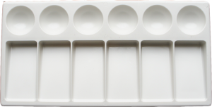 PALETA PLASTIKOWA 12X23CM / 6+6 KOMÓR  162