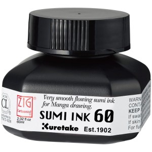 ZIG CARTOONIST SUMI INK 60 - CNCE103-6