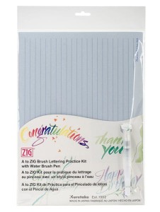 BRUSH LETTERING PRACTICE SHEET - INPK-002