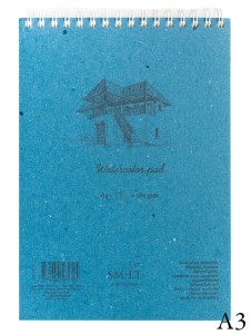 SMLTArt Authentic Watercolor blok A3 na spirali 30ark 280gsm 3AB-30TS
