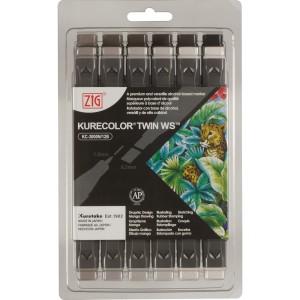 MARKERY KURECOLOR TWIN WS SET 12 WARM GRAY B9
