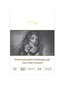 SMLTArt Professional Bristol A4 klejony 308g 10ark PS-10(308)/PRO