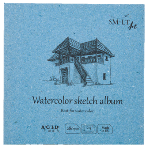 SMLTArt Authentic Watercolor szkicownik kwadrat 14x14 280g 24ark FB-24(280)