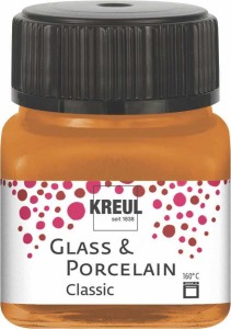KREUL GLASS & PORCELAIN CLASSIC 16250 METALLIC-GOLD BRONZE 20ml