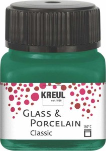 KREUL GLASS & PORCELAIN CLASSIC 16225 DARK GREEN 20ml