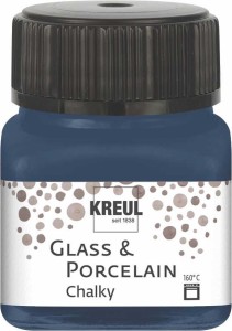 KREUL GLASS & PORCELAIN CHALKY NAVY BLUE 20 ML 16637