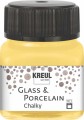 KREUL FARBA DO PORCELANY I SZKŁA CHALKY YELLOW SAFRAN 20 ML 16632 słoik.jpg