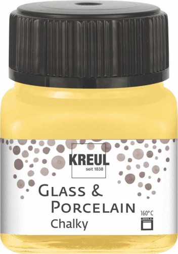 KREUL FARBA DO PORCELANY I SZKŁA CHALKY YELLOW SAFRAN 20 ML 16632 słoik.jpg