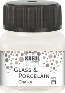 KREUL GLASS & PORCELAIN CHALKY WHITE COTTON 20 ML 16631