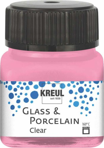 KREUL FARBA DO PORCELANY I SZKŁA CLEAR ROSE 20 ML 16294 słoik.jpg