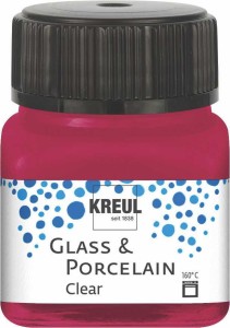 KREUL GLASS & PORCELAIN CLEAR WINE RED 20 ML 16293