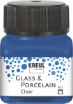 KREUL GLASS & PORCELAIN CLEAR DARK BLUE 20ML 16217