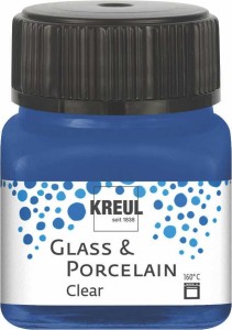 KREUL GLASS & PORCELAIN CLEAR DARK BLUE 20ML 16217