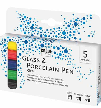 KREUL KOMPLET PISAKÓW DO PORCELANY I SZKŁA CLEAR 5 SZT 42650 opakowanie.jpg