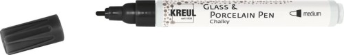 KREUL PISAK DO PORCELANY I SZKŁA CHALKY MEDIUM BLACK CARBON 16576.jpg