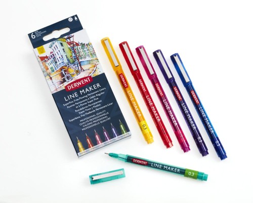 DERWENT LINE MAKER COLOUR SET 6 SZT. 2305576.JPG