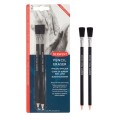 DERWENT GUMKA W OŁÓWKU 2 SZT 2305809 opakowanie i onok opakowania.jpg