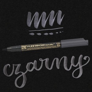 KURETAKE ZIG FUDEBIYORI METALLIC BLACK