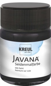 KREUL Javana Silk Paint Opaque Black 50 ml