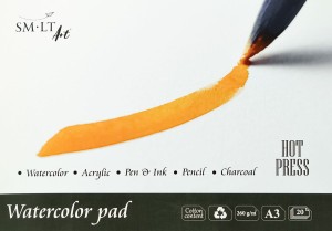 Blok Watercolor Hot Press A3 260gsm 20ark 3AS-20(260)/HP