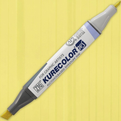 Marker Kurecolor Twin WS 100 PALE YELLOW malowane.jpg