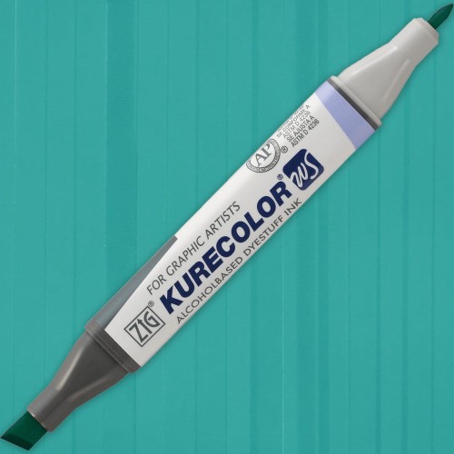 Marker Kurecolor Twin WS 534 TURQUOISE GREEN malowane.jpg