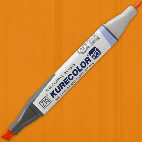 Marker Kurecolor Twin WS 406 CADMIUM ORANGE malowane.jpg