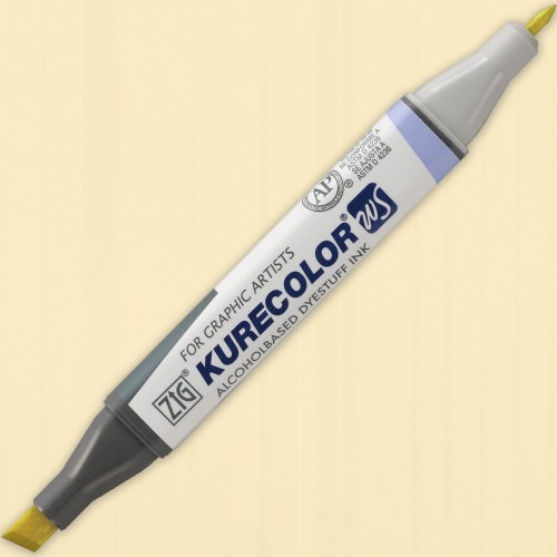 Marker Kurecolor Twin WS 421 CREAM YELLOW malowane.jpg