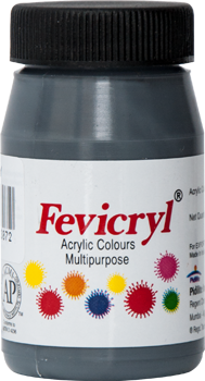 Farba Akrylowa Pidilite 07 GREY Fevicryl 50ml.png