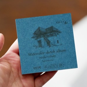 SMLTArt Authentic Baby Watercolor bloczek 9x9 280g 24ark FB-24(280)/9