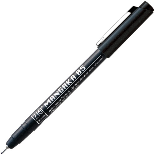 Kuretake Mangaka 05 BLACK CNM-05-010.jpg