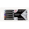 Kuretake Mangaka 01 Zestaw 5 kolorów CNM-01-5V opakowanie.jpg