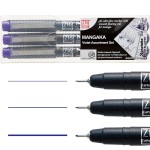 Kuretake Mangaka Zestaw fioletowy VIOLET 3szt. CNM/3VVL