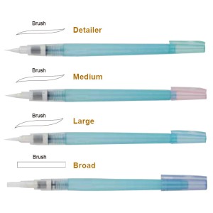 Kuretake Pisaki pędzelkowe puste 4szt. WSBR-L/4V