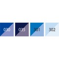Kuretake Brushables Zestaw 4szt. BLUE MS-7700-4VBL kolory.jpg