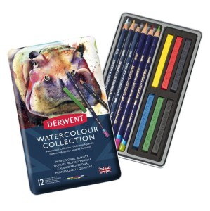 Derwent Zestaw Watercolour Collection 12 - Kredki Watercolour oraz Inktense 0700303