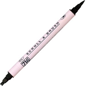 Kuretake Scroll & Brush 010 PURE BLACK MS-5000/010