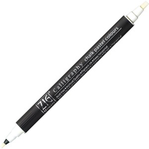 Kuretake Calligraphy Chalk Pastel Colours 000 WHITE MS-6400/000