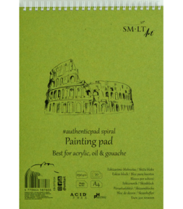 SMLTArt Authentic Painting Acrylic blok A4 na spirali 290g 20ark EB-20TS/OA