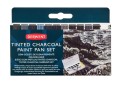 Derwent Tinted Charcoal Paint Pan Set 2305872 - 12 kolorów opakowanie przód 1000pxl.JPG