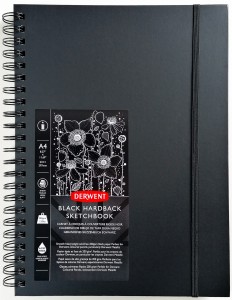 Derwent Black Book Spirala A4 200g 40ark 2300379