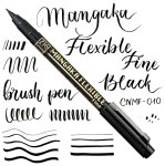 Kuretake Mangaka Flexible Fine BLACK CNMF-010