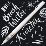 Kuretake Brush Pen White CNBW-01S